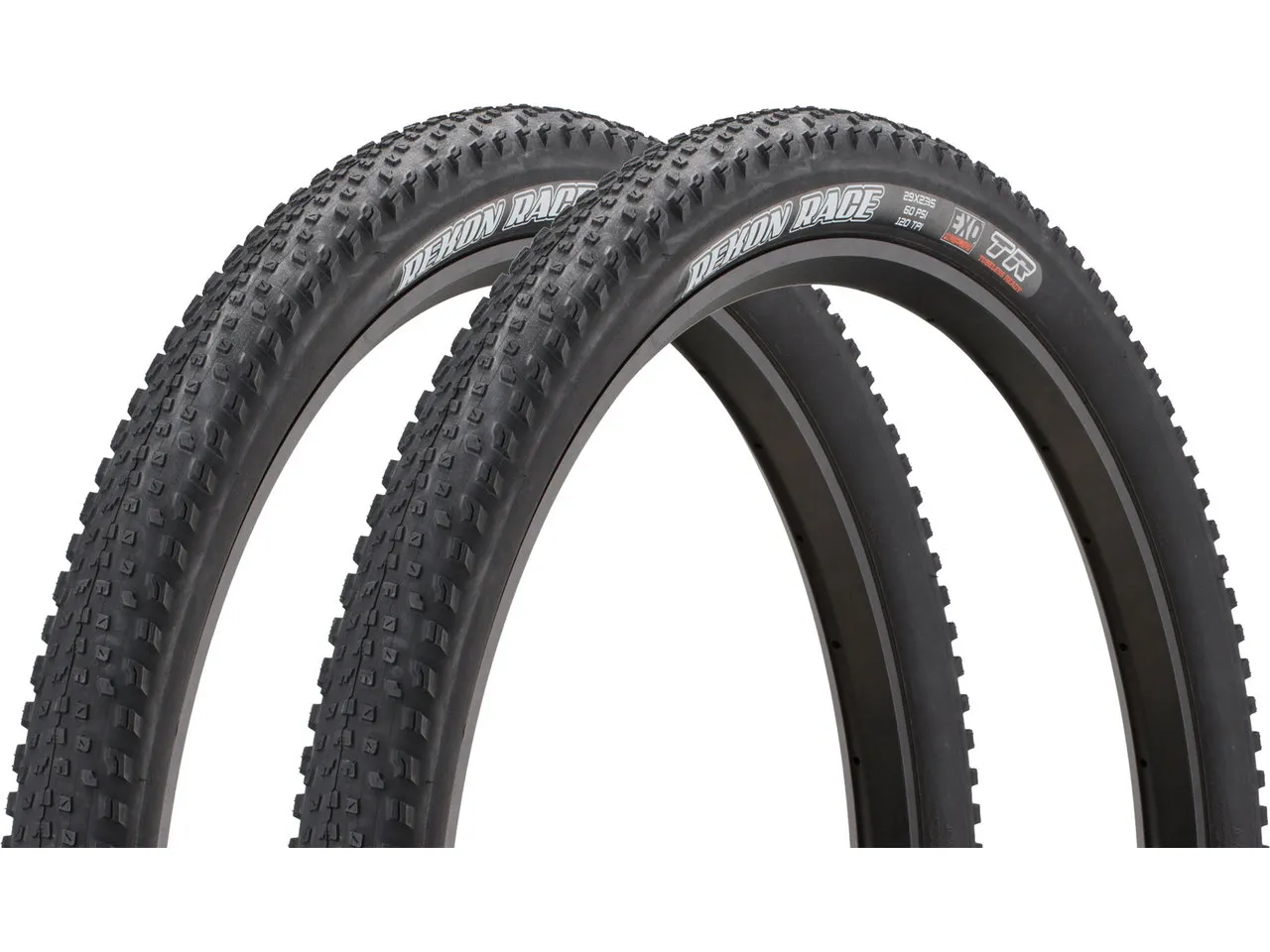 Maxxis Rekon Race Dual EXO TR 29" Faltreifen 2er Set, Schwarz, 29 x 2.35 Maxxis Rekon Race Dual EXO TR 29" Faltreifen 2er Set, Schwarz, 29 x 2.35