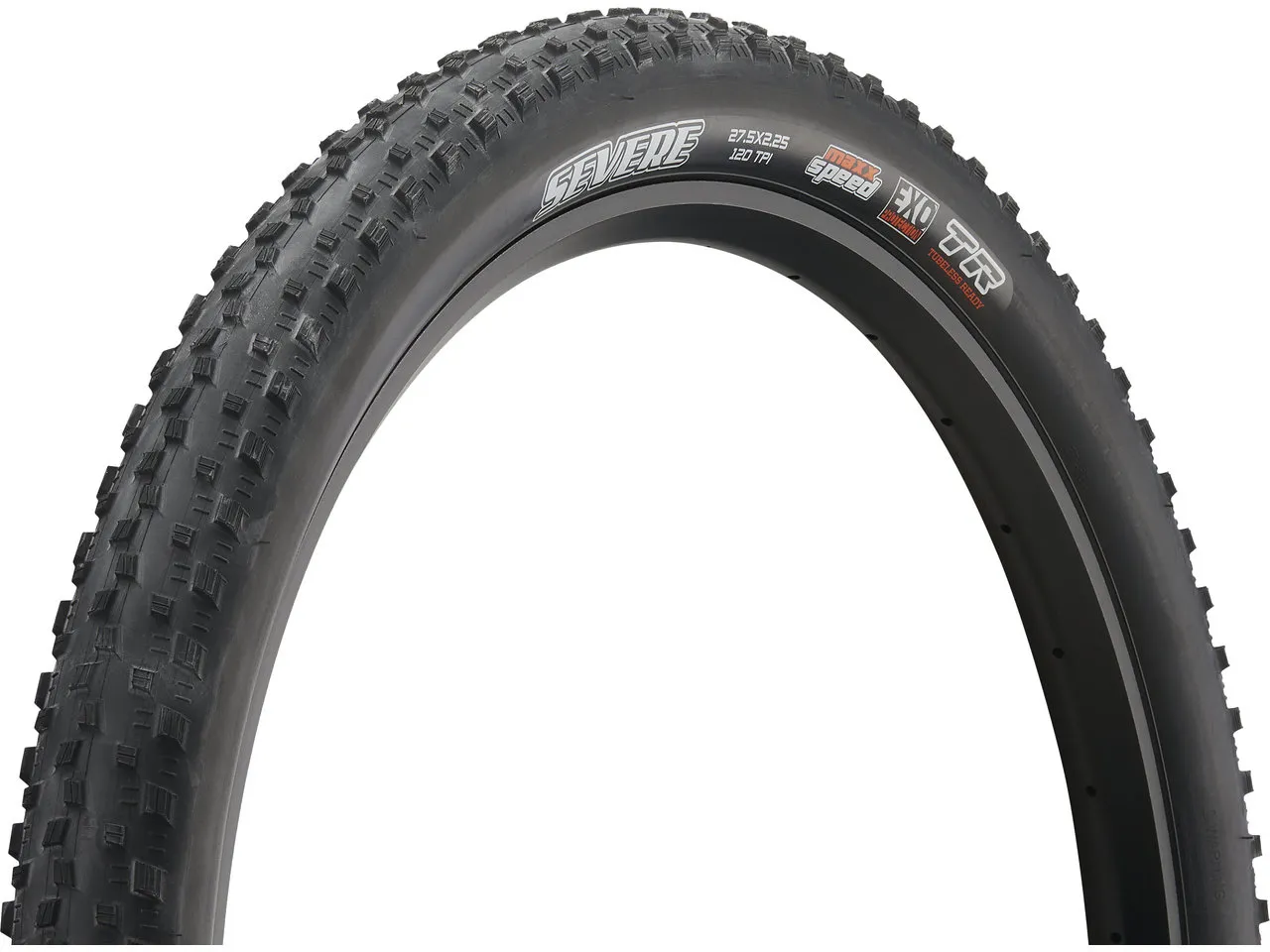 Maxxis Severe MaxxSpeed EXO TR 27,5" Faltreifen, Schwarz, 27.5 x 2.25 Maxxis Severe MaxxSpeed EXO TR 27,5" Faltreifen, Schwarz, 27.5 x 2.25