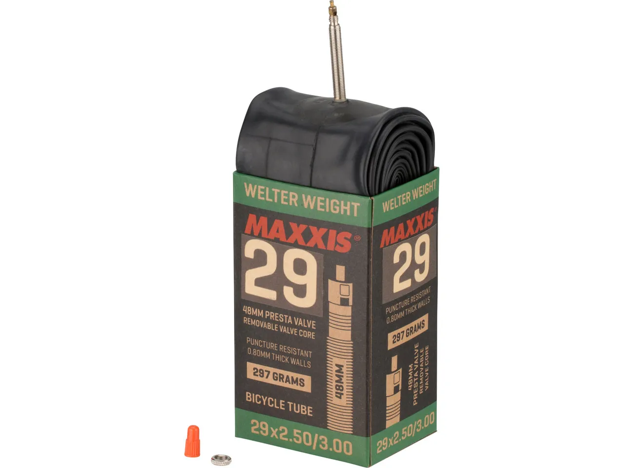 Maxxis Welterweight 29+ Schlauch, Schwarz, 29 x 2.5-3.0 SV 48mm Maxxis Welterweight 29+ Schlauch, Schwarz, 29 x 2.5-3.0 SV 48mm