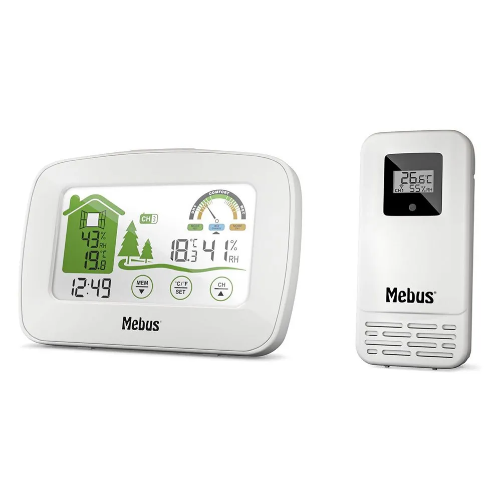 Mebus 40903 Wetterstation, White, One Size Mebus 40903 Wetterstation, White, One Size