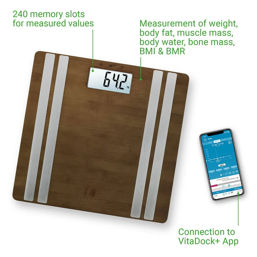 Medisana Bs 552 Waage, White, One Size Medisana Bs 552 Waage, White, One Size