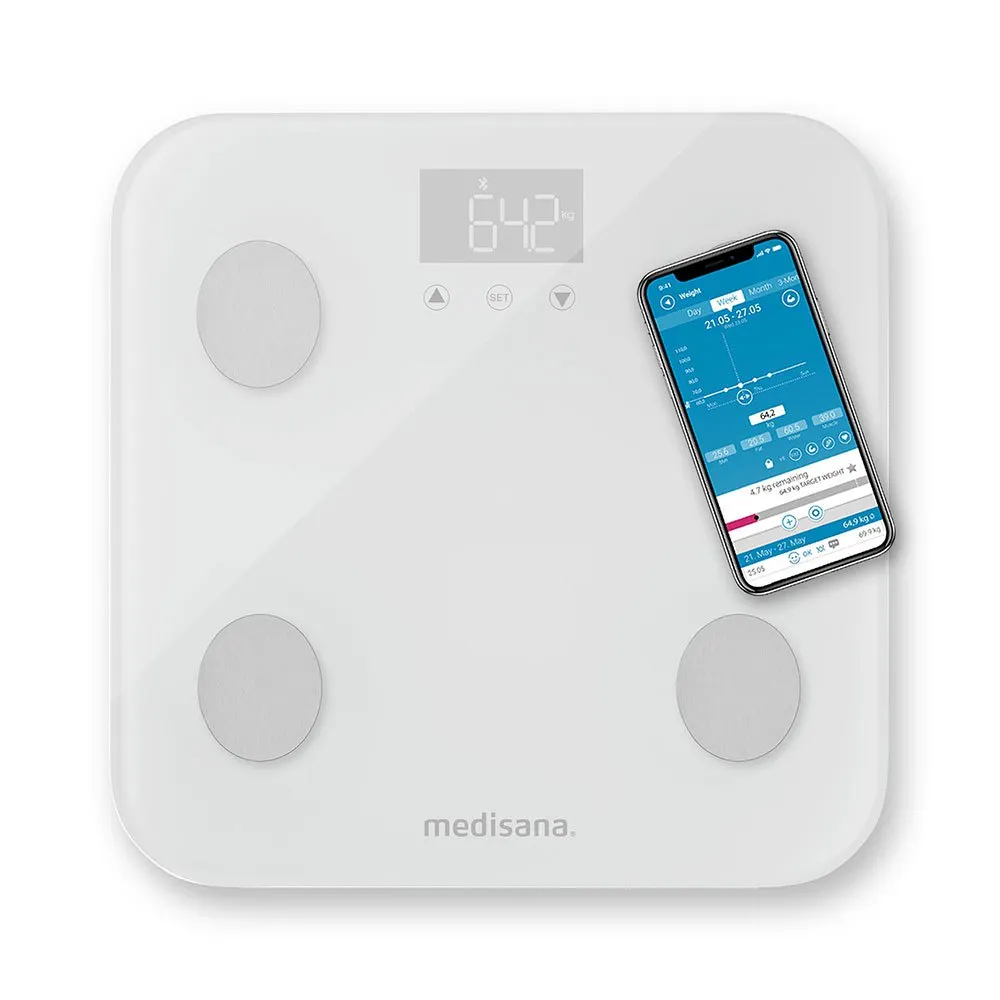 Medisana Bs 600 Waage, White, One Size Medisana Bs 600 Waage, White, One Size