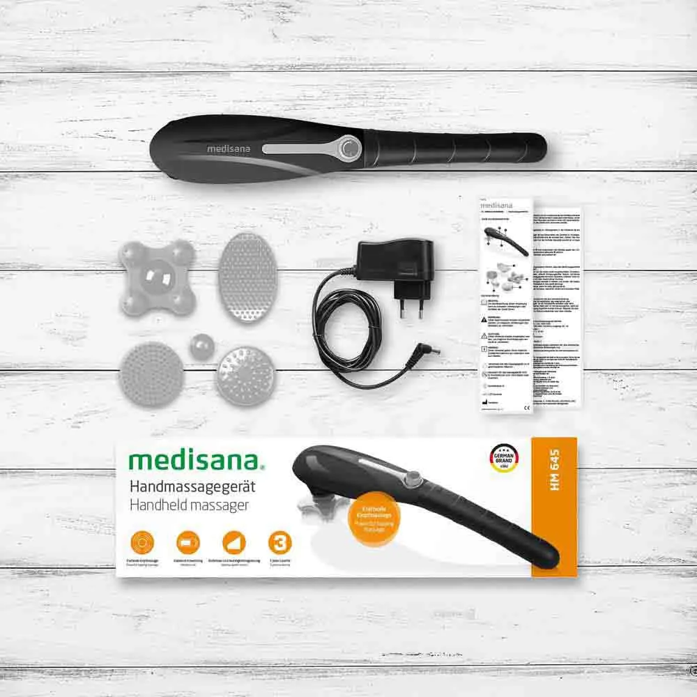 Medisana Hm 645 Handmassagegerät, Black, One Size Medisana Hm 645 Handmassagegerät, Black, One Size