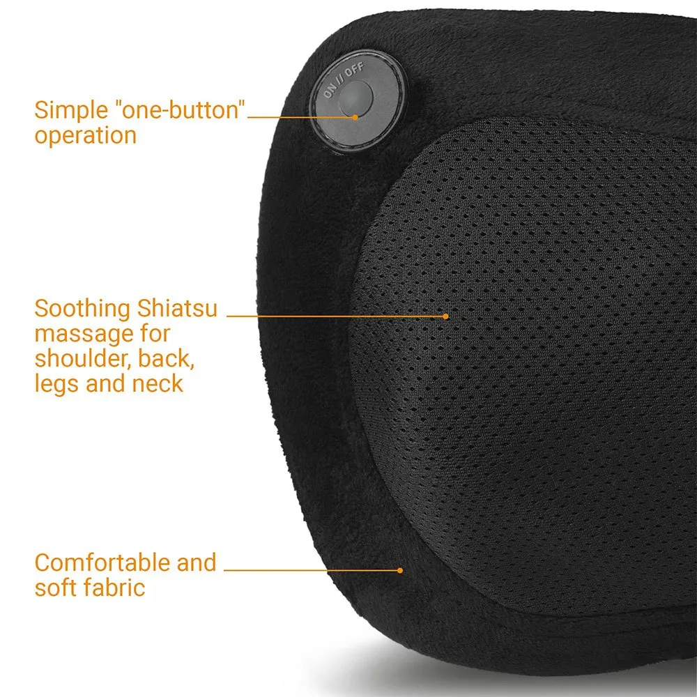 Medisana Mc 200 Massagekissen, Black, One Size Medisana Mc 200 Massagekissen, Black, One Size