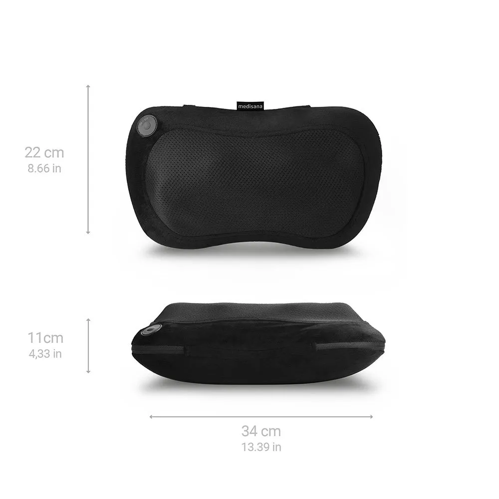 Medisana Mc 200 Massagekissen, Black, One Size Medisana Mc 200 Massagekissen, Black, One Size