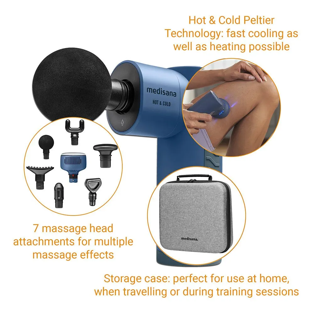 Medisana Mg 600 Hot And Cold Massagepistole, Blue, One Size Medisana Mg 600 Hot And Cold Massagepistole, Blue, One Size