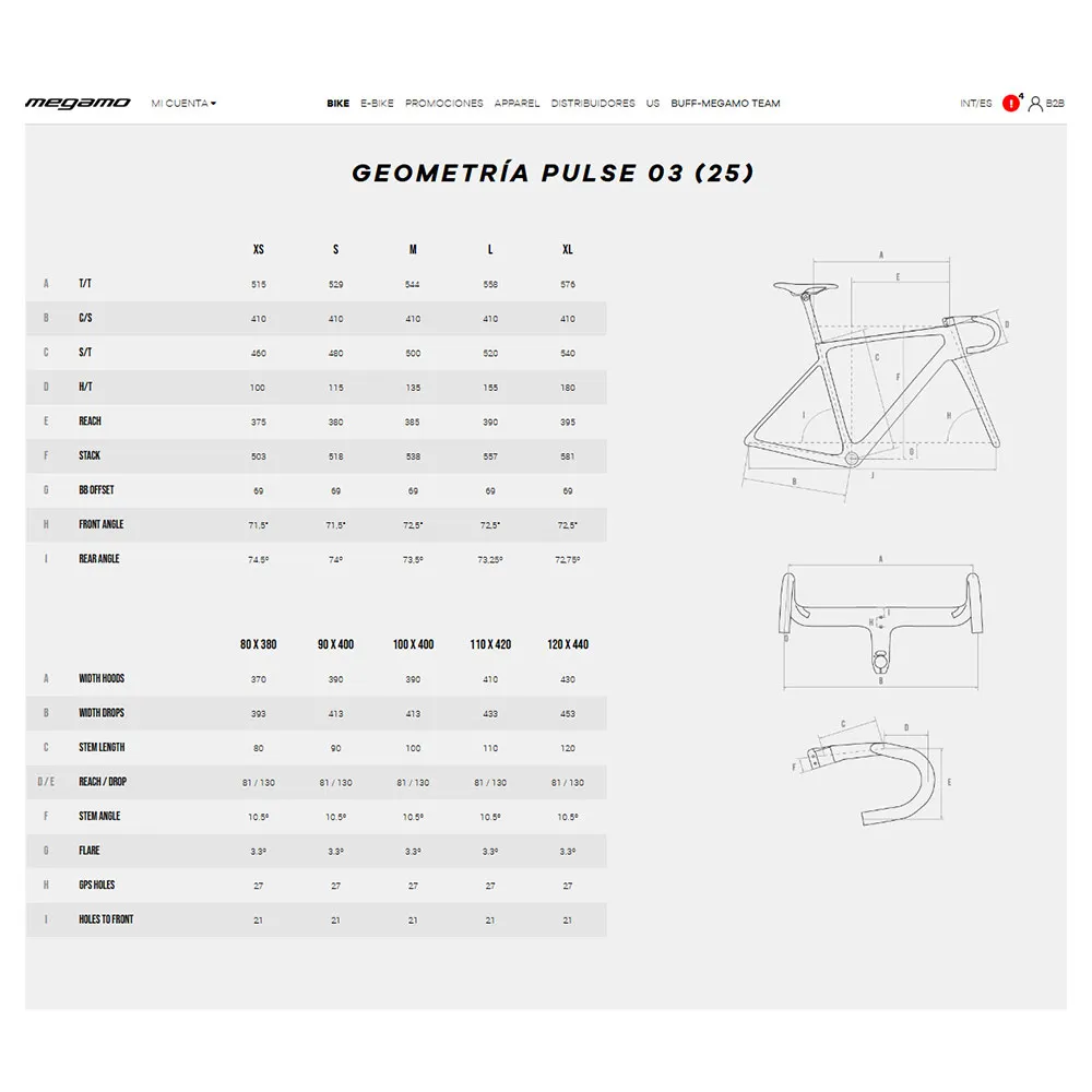 Megamo Pulse 03 Ultegra Di2 2025 Rennrad Megamo Pulse 03 Ultegra Di2 2025 Rennrad