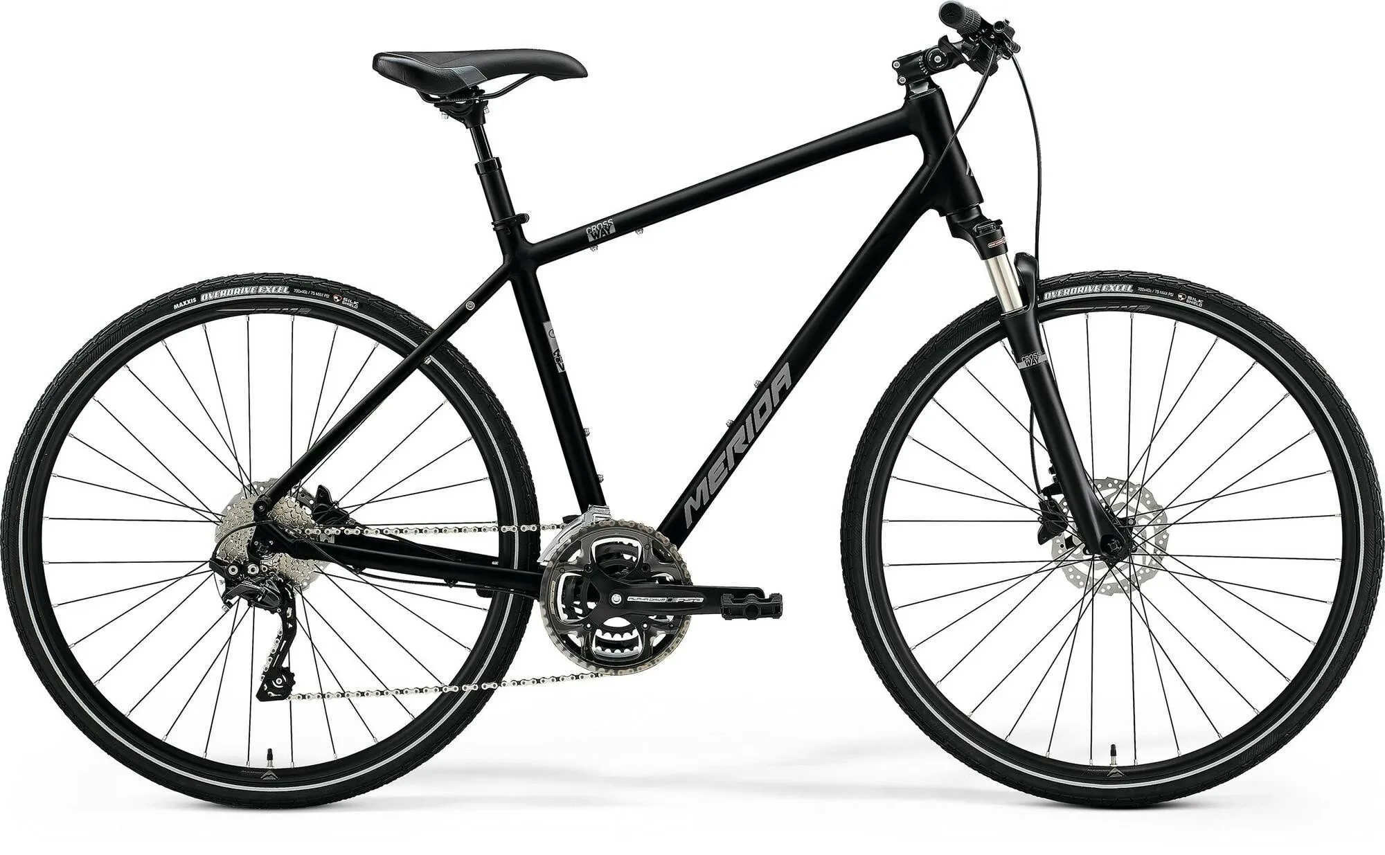 Merida CROSSWAY 300 HP3 GLOSSY BLACK 28" Diamant Merida CROSSWAY 300 HP3 GLOSSY BLACK 28" Diamant