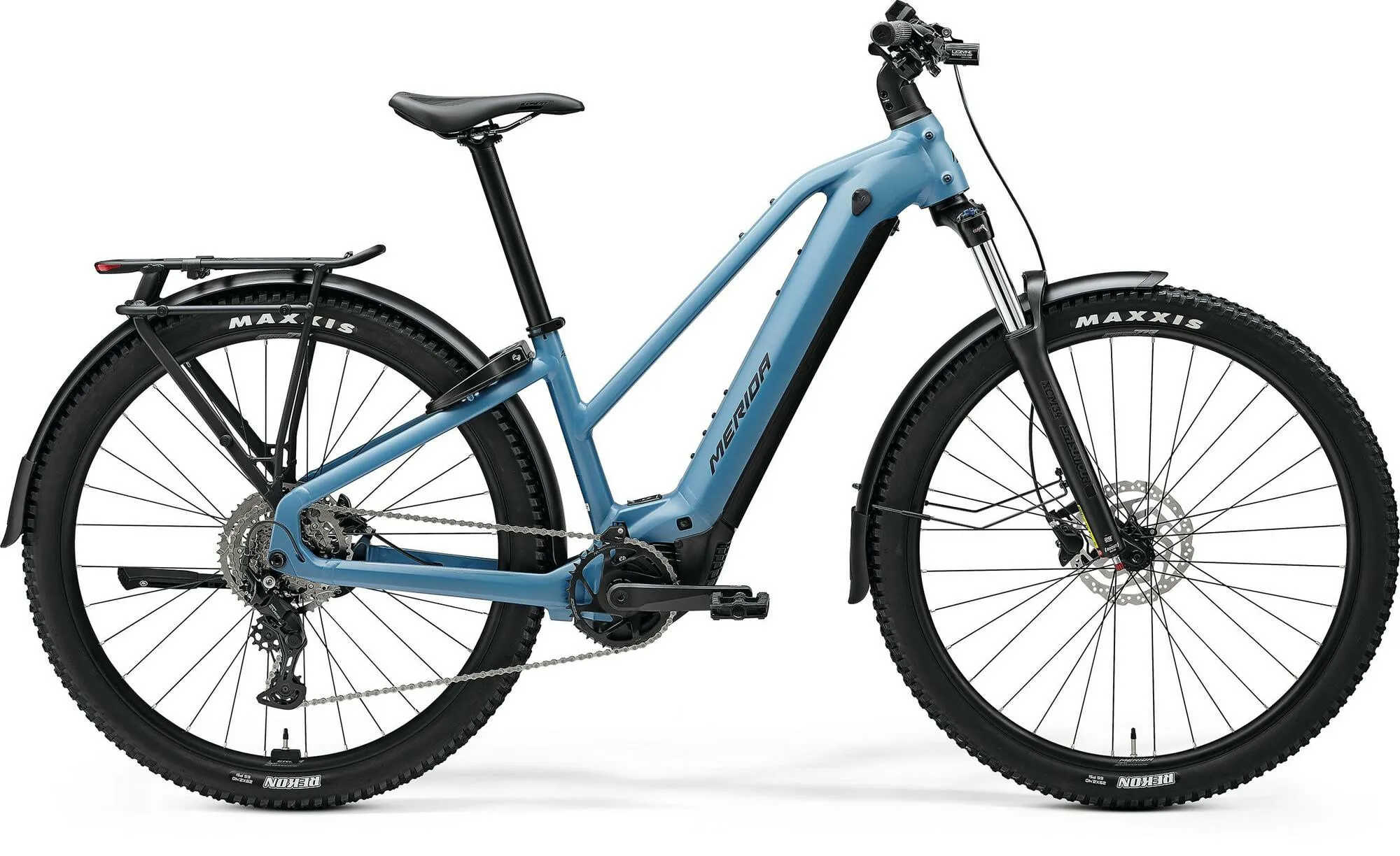 Merida eFLOAT CC L 400 EQ Silk Dove Blue 29" 800 Wh Trapez Merida eFLOAT CC L 400 EQ Silk Dove Blue 29" 800 Wh Trapez