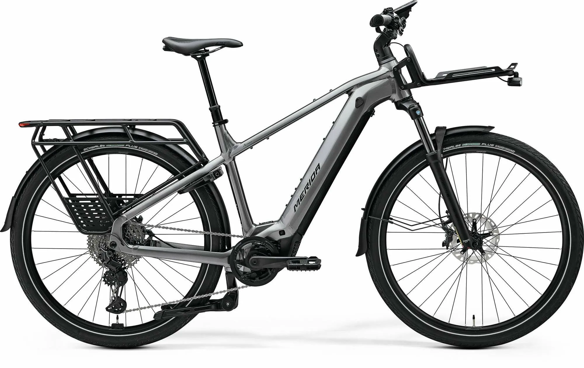 Merida eFLOAT HD 700 EQ Gunmetal Grey 28" 800 Wh Diamant, Hersteller-gunmetal grey, XL