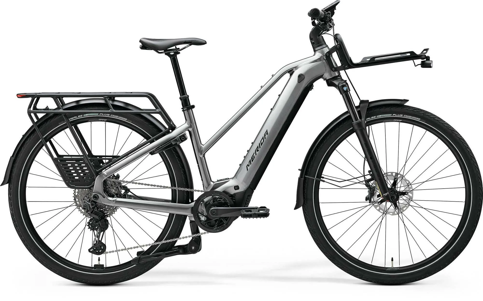Merida eFLOAT HD L 700 EQ Gunmetal Grey 28" 800 Wh Trapez Merida eFLOAT HD L 700 EQ Gunmetal Grey 28" 800 Wh Trapez
