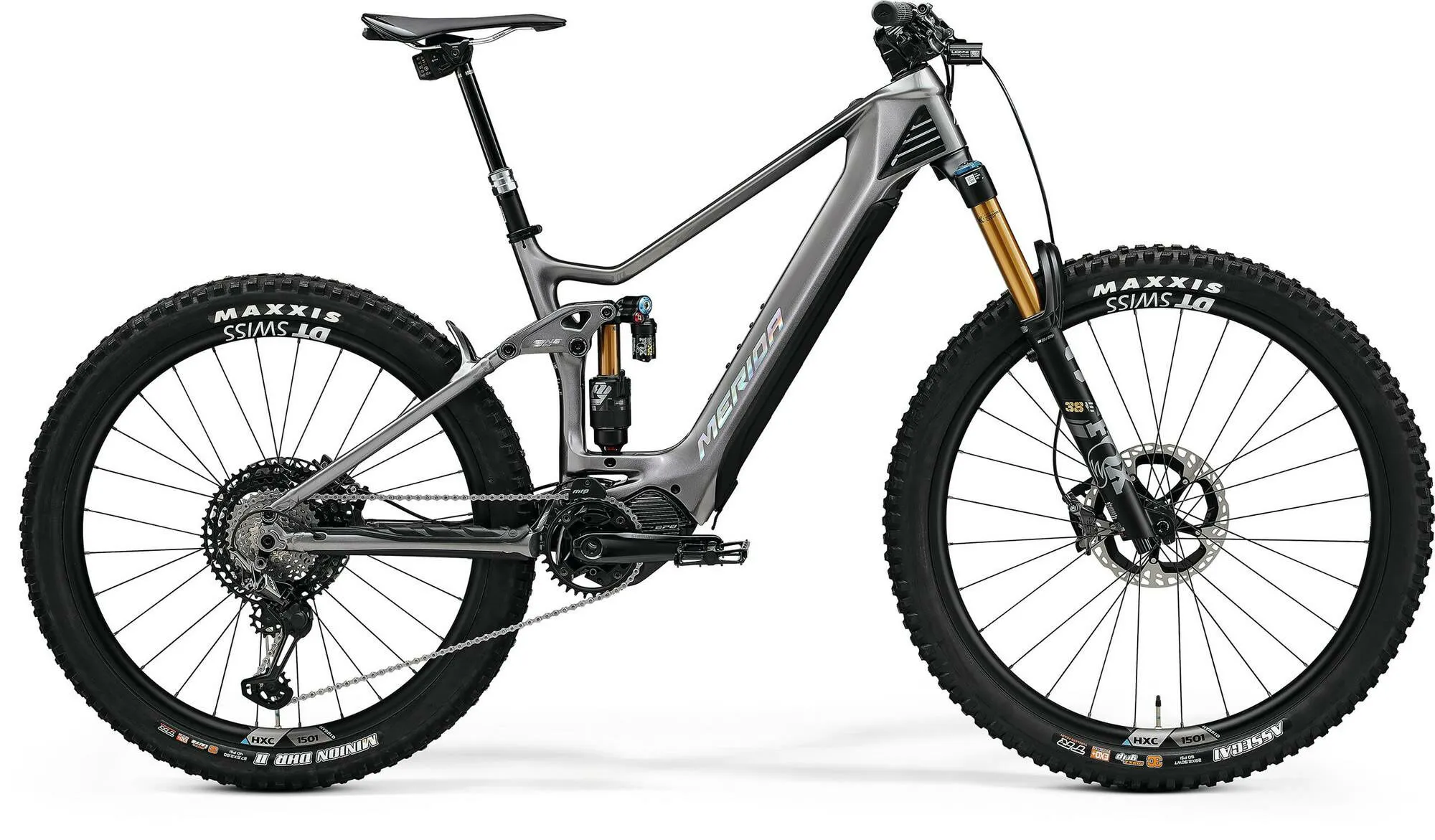 Merida eONE-SIXTY 10K GUNMETAL GREY 29"/27,5" 504 Wh Diamant, Anthrazit
