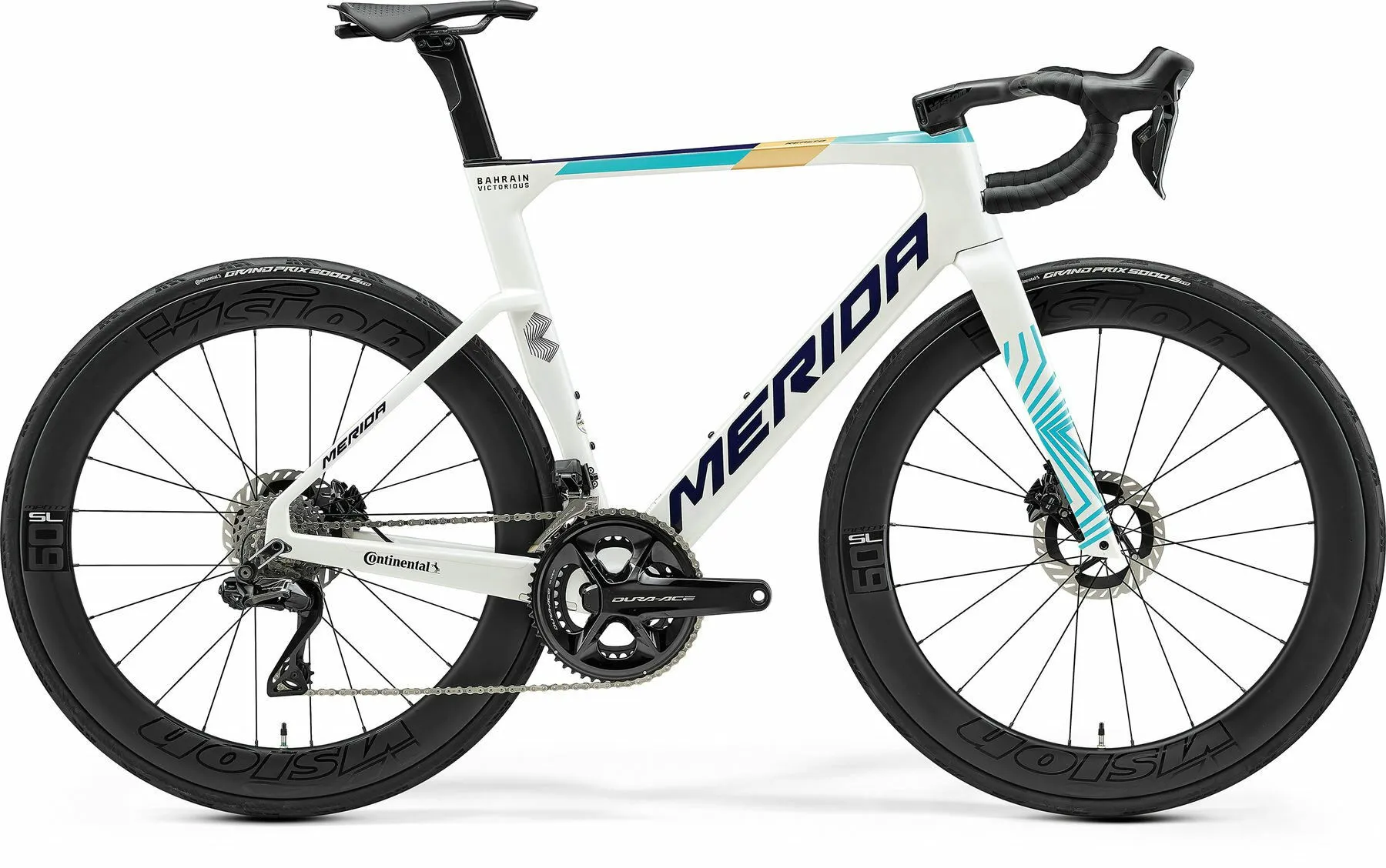 Merida REACTO TEAM Teal/Pearl 28" Diamant, Weiß Merida REACTO TEAM Teal/Pearl 28" Diamant, Weiß