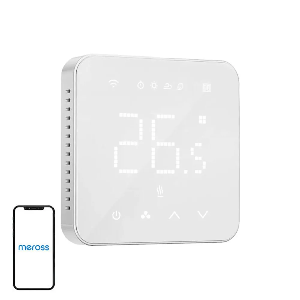 Meross Mts200bhk Eu Homekit Intelligenter Thermostat, White, One Size Meross Mts200bhk Eu Homekit Intelligenter Thermostat, White, One Size