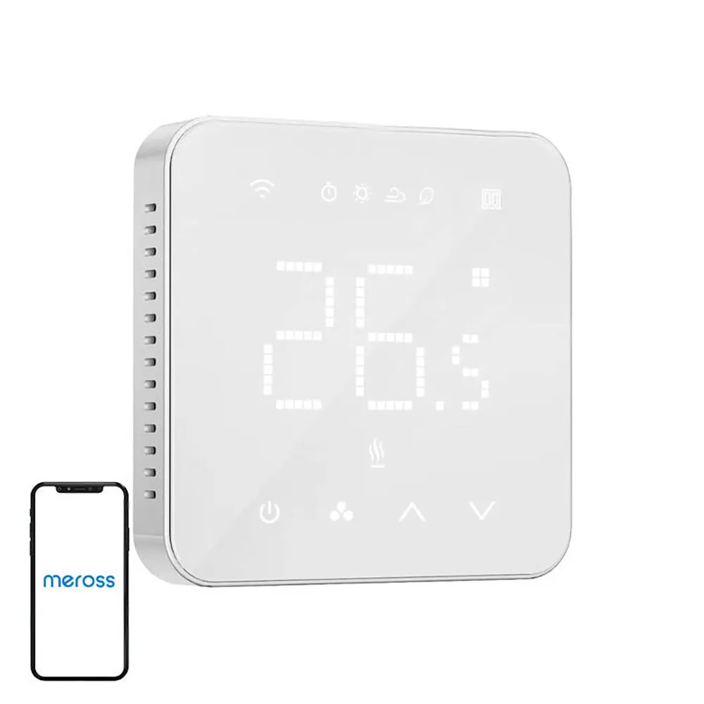 Meross Mts200hk Eu Homekit Intelligenter Thermostat, White, One Size Meross Mts200hk Eu Homekit Intelligenter Thermostat, White, One Size