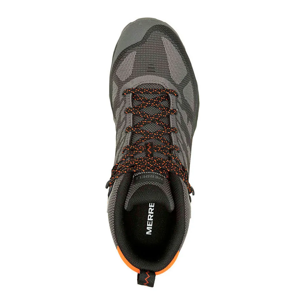 Merrell Speed Eco Mid Wp Wanderstiefel, Charcoal / tangerne