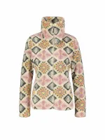 Meru Damen Fleecejacke Kurgan Print