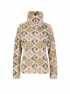 Meru Damen Fleecejacke Kurgan Print