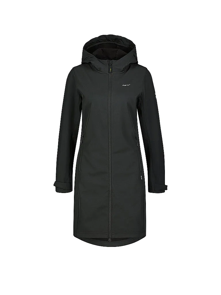 Meru Damen Winter Softshellmanten Touloluse Hoodie