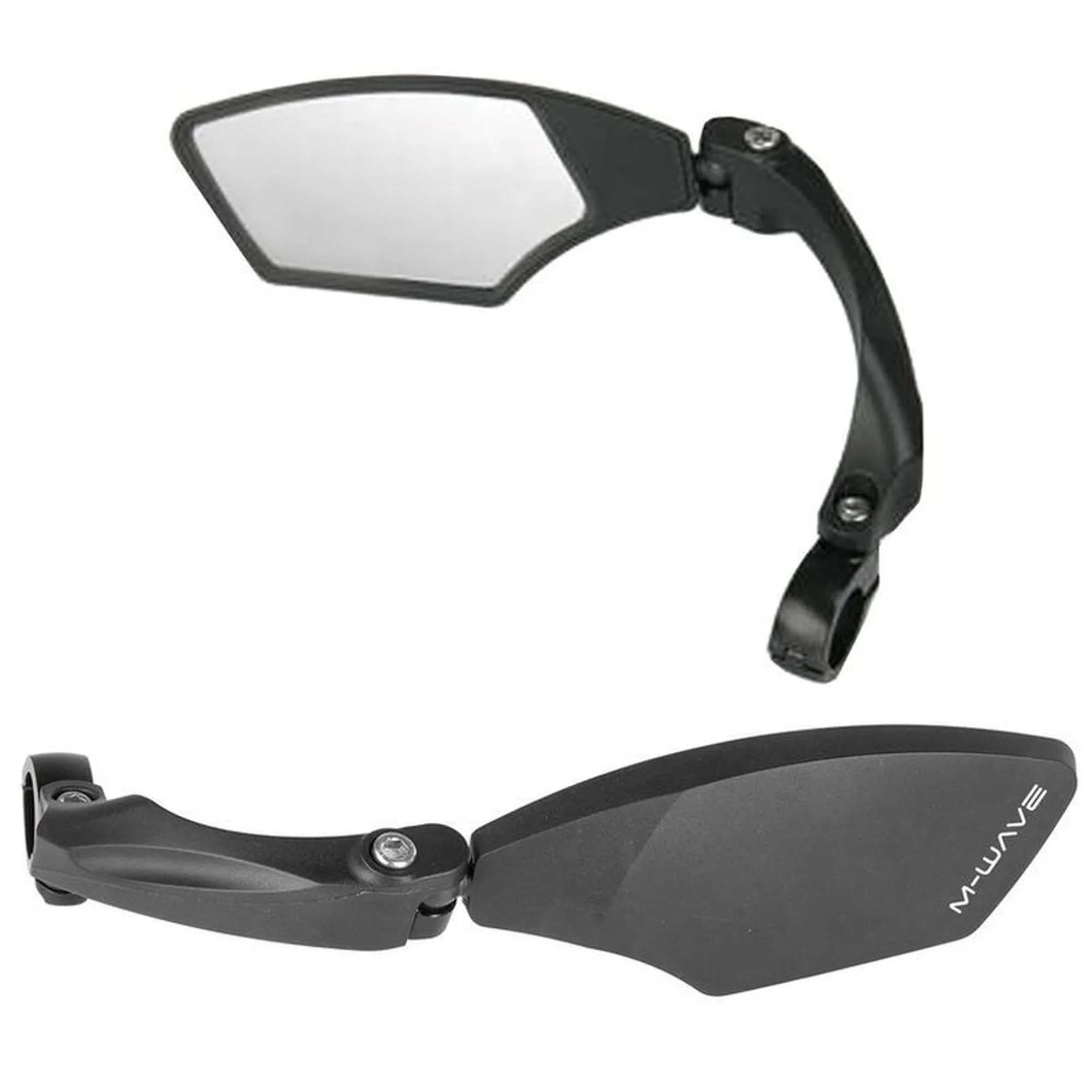 Messingschlager Linker Spiegel mit Aluminiummanschette M-wave spy space Unisex, schwarz, 22.2mm Messingschlager Linker Spiegel mit Aluminiummanschette M-wave spy space Unisex, schwarz, 22.2mm