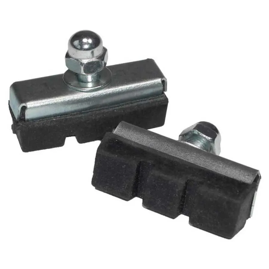 Messingschlager Universal Felgenbremsbeläge, Black, One Size