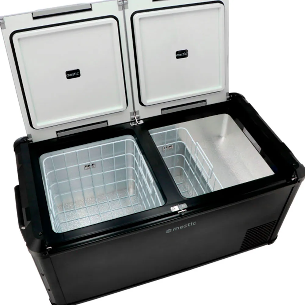 Mestic Mccp-75 Ac/dc Dual Zone Steife Tragbare Kühlbox, Black, One Size Mestic Mccp-75 Ac/dc Dual Zone Steife Tragbare Kühlbox, Black, One Size