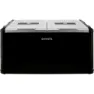Mestic Mccp-75 Ac/dc Dual Zone Steife Tragbare Kühlbox, Black, One Size