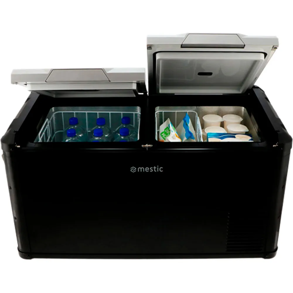 Mestic Mccp-90 Ac/dc Dual Zone Steife Tragbare Kühlbox, Black, One Size Mestic Mccp-90 Ac/dc Dual Zone Steife Tragbare Kühlbox, Black, One Size