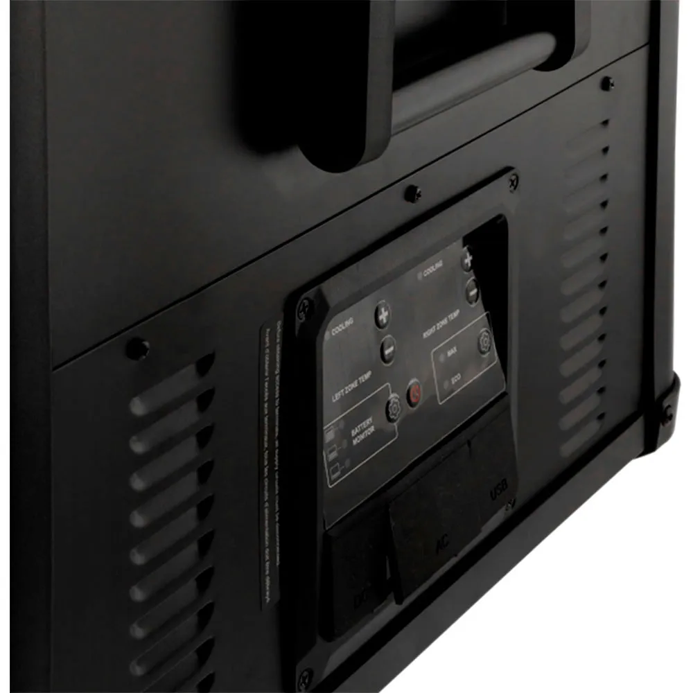 Mestic Mccp-90 Ac/dc Dual Zone Steife Tragbare Kühlbox, Black, One Size Mestic Mccp-90 Ac/dc Dual Zone Steife Tragbare Kühlbox, Black, One Size