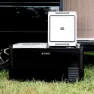 Mestic Mccp-90 Ac/dc Dual Zone Steife Tragbare Kühlbox, Black, One Size