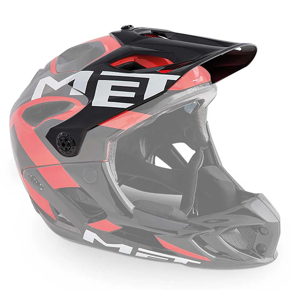 MET Estro/veleno Ersatzvisier, Red / black MET Estro/veleno Ersatzvisier, Red / black