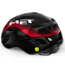 Black / glossy metallic red