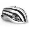 White / metallic silver