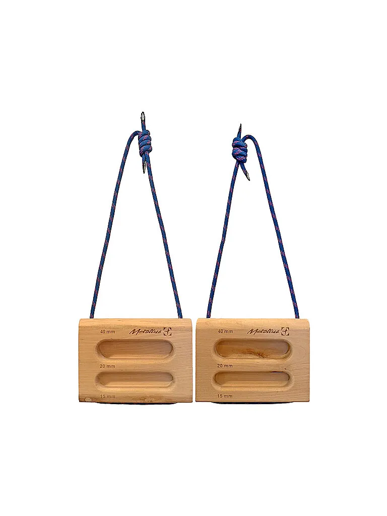 Metolius Climbing Trainingsgerät Wood Rock Rings II, Braun, EG Metolius Climbing Trainingsgerät Wood Rock Rings II, Braun, EG