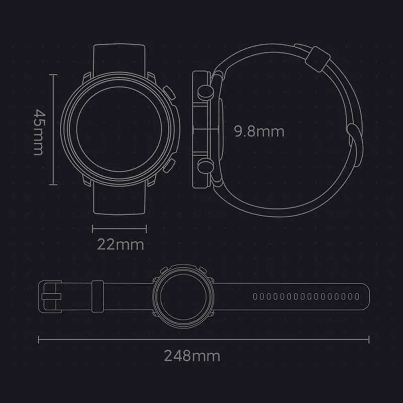 Mibro A1 1.28´´ Smartwatch, Black Mibro A1 1.28´´ Smartwatch, Black