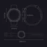 Mibro A1 1.28´´ Smartwatch, Black
