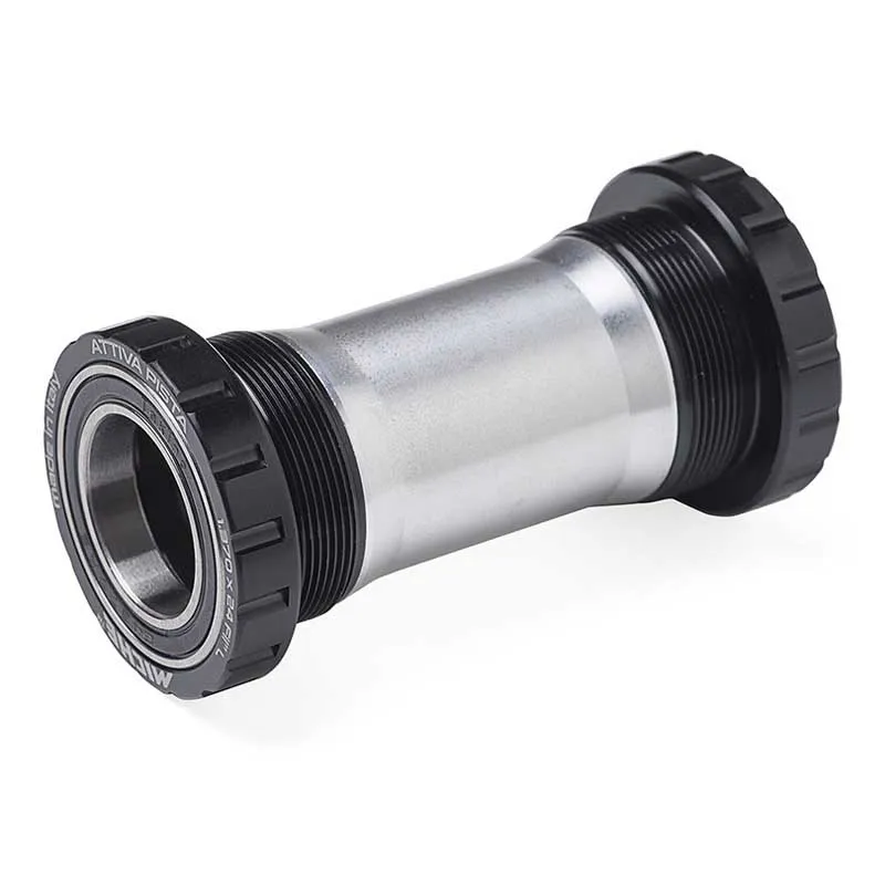 Miche Attiva Pista 24mm Ita Tretlager, Black / silver, One Size Miche Attiva Pista 24mm Ita Tretlager, Black / silver, One Size