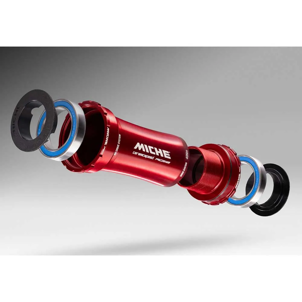 Miche Bb86 Ceramicspeed Tretlager, Red, 41mm, 86.5mm Miche Bb86 Ceramicspeed Tretlager, Red, 41mm, 86.5mm