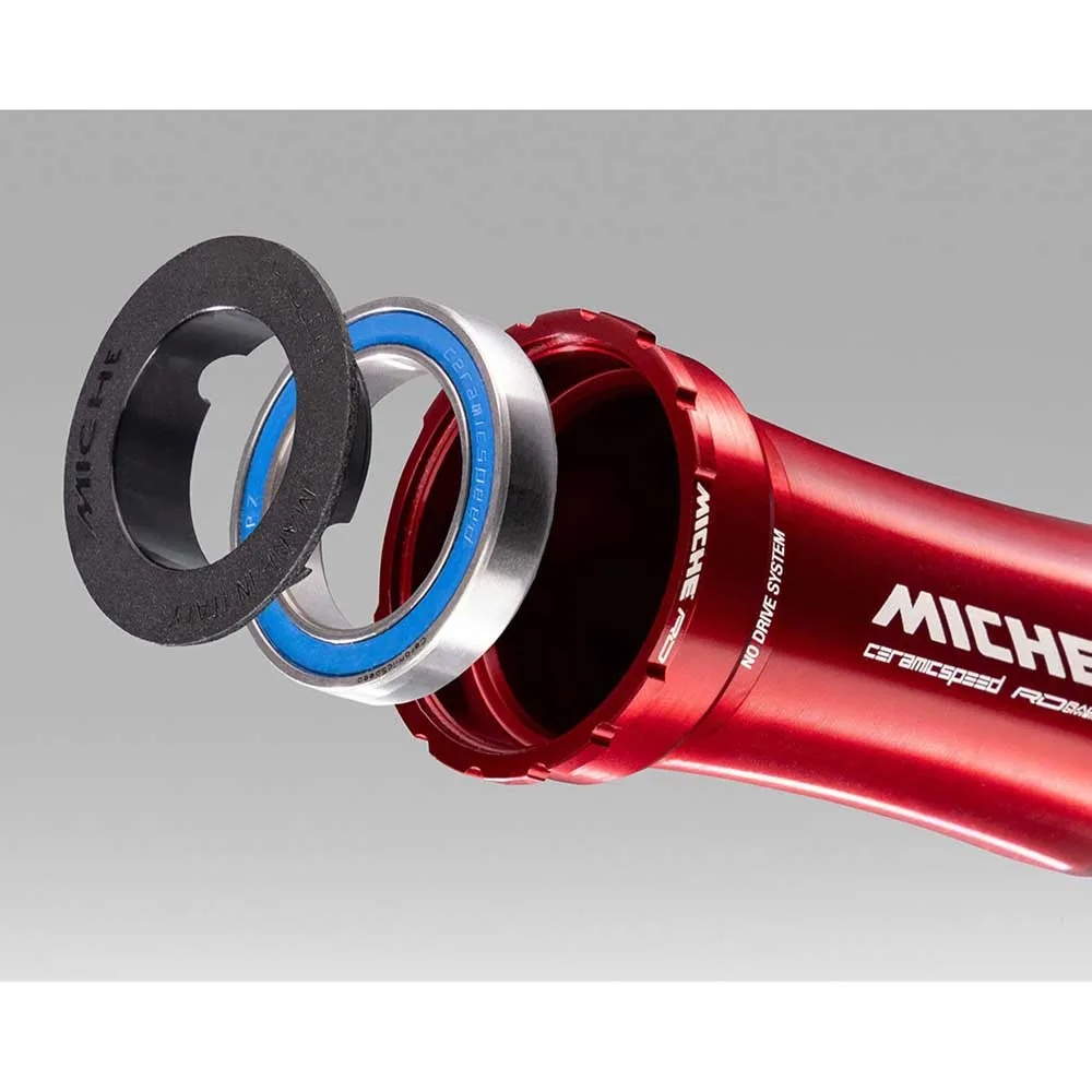 Miche Bb86 Ceramicspeed Tretlager, Red, 41mm, 86.5mm Miche Bb86 Ceramicspeed Tretlager, Red, 41mm, 86.5mm
