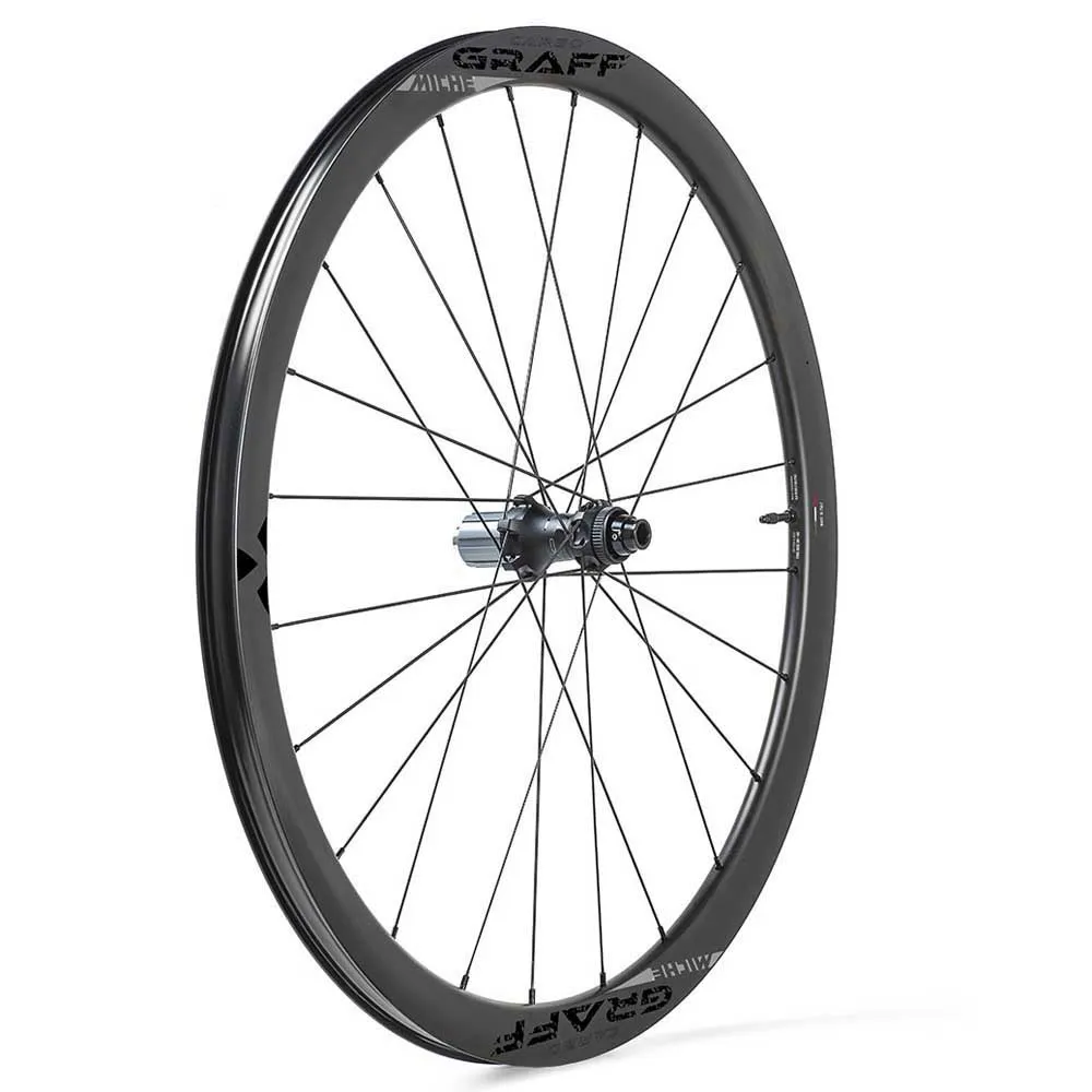 Miche Carbo Graff Evo Cl Disc Tubeless Gravel-laufradsatz Miche Carbo Graff Evo Cl Disc Tubeless Gravel-laufradsatz