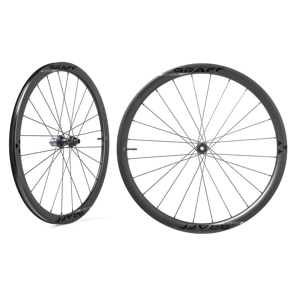 Miche Carbo Graff Evo Cl Disc Tubeless Gravel-laufradsatz Miche Carbo Graff Evo Cl Disc Tubeless Gravel-laufradsatz
