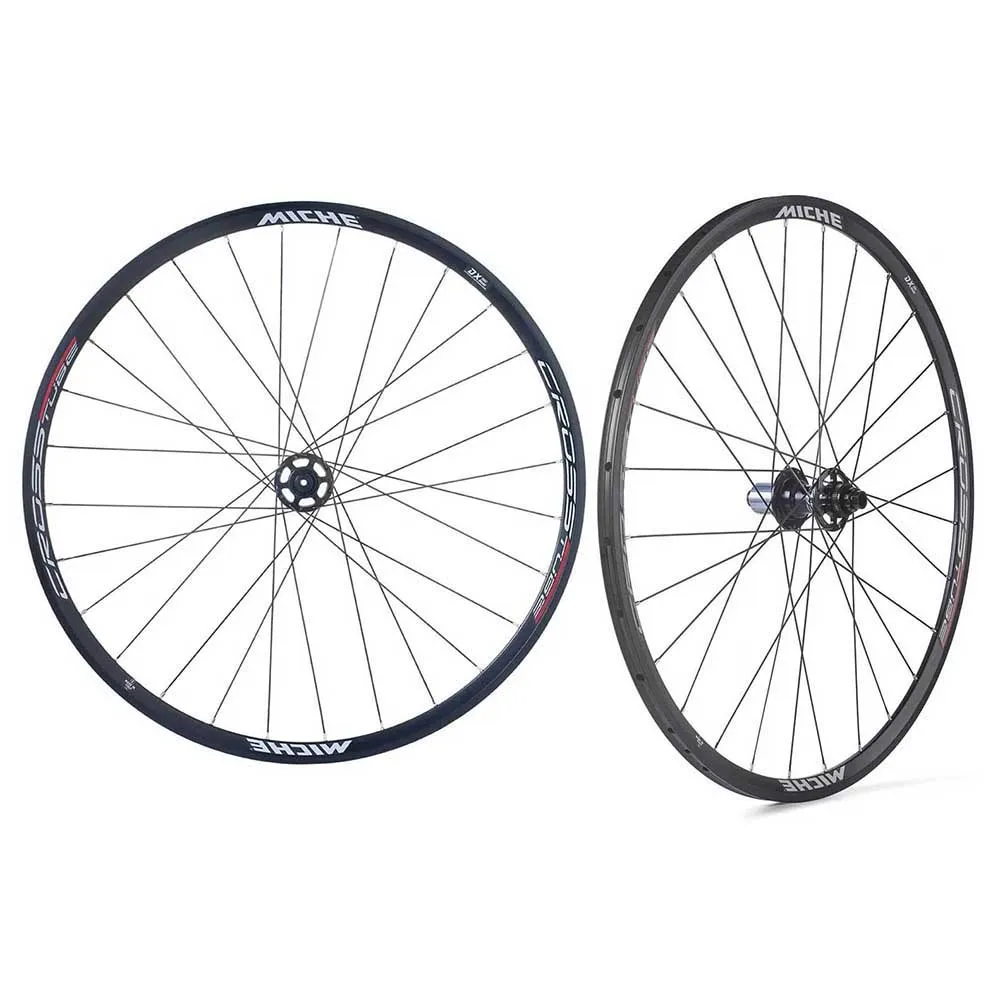 Miche Cross Tubeless Gravel-laufradsatz, Black, 12 x 100 / 12 x 142mm, Shimano/Sram HG Miche Cross Tubeless Gravel-laufradsatz, Black, 12 x 100 / 12 x 142mm, Shimano/Sram HG