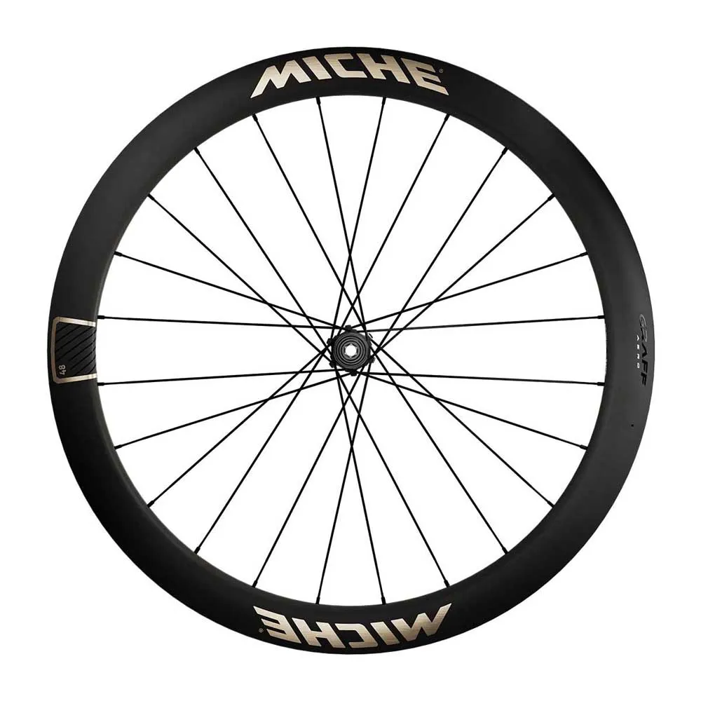 Miche Graff Aero 48 Cl Disc Tubeless Gravel-laufradsatz, Black, 12 x 100/12 x 142mm, Sram XDR Miche Graff Aero 48 Cl Disc Tubeless Gravel-laufradsatz, Black, 12 x 100/12 x 142mm, Sram XDR