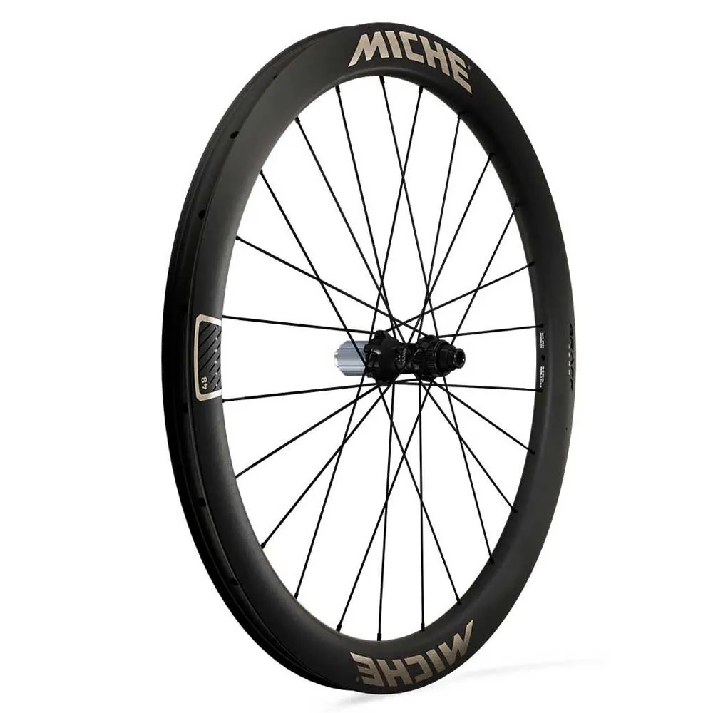 Miche Graff Aero 48 Cl Disc Tubeless Gravel-laufradsatz, Black, 12 x 100/12 x 142mm, Sram XDR Miche Graff Aero 48 Cl Disc Tubeless Gravel-laufradsatz, Black, 12 x 100/12 x 142mm, Sram XDR
