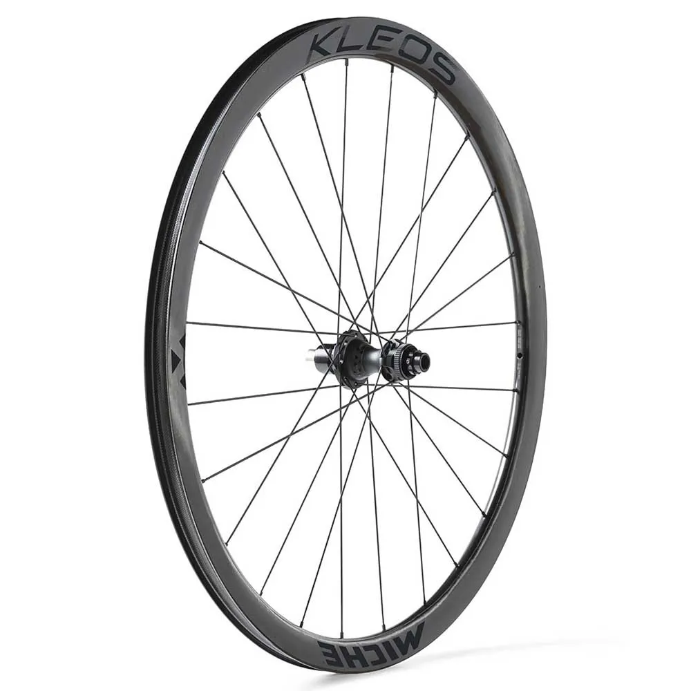 Miche Kleos 36 Mm Cl Disc Tubeless Rennrad Laufradsatz, Black, 12 x 100/12 x 142mm, Sram XDR Miche Kleos 36 Mm Cl Disc Tubeless Rennrad Laufradsatz, Black, 12 x 100/12 x 142mm, Sram XDR