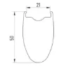 Miche Kleos 50 28´´ 700c Cl Disc Rennrad Laufradsatz