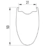 Miche Kleos 50 28´´ 700c Cl Disc Rennrad Laufradsatz