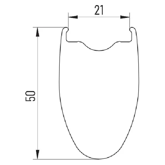 Miche Kleos 50 Mm Cl Disc Rennrad-hinterrad