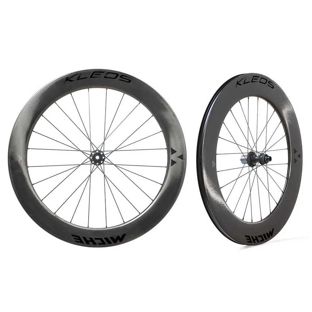 Miche Kleos 67/85 Mm Cl Disc Rennrad Laufradsatz, Black, 12 x 100/12 x 142mm, Shimano/Sram HG Miche Kleos 67/85 Mm Cl Disc Rennrad Laufradsatz, Black, 12 x 100/12 x 142mm, Shimano/Sram HG
