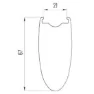 Miche Kleos 67 Mm Cl Disc Tubeless Rennrad Laufradsatz